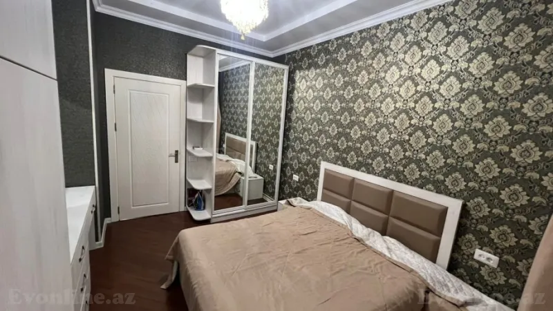 Kirayə verilir 2 otaqlı Mənzil Yeni tikili 80 m² 8 Noyabr m. - şəkil 2