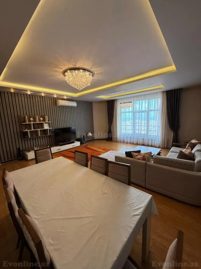 Kirayə verilir 3 otaqlı Mənzil Yeni tikili 160 m² Nizami m. - şəkil 2