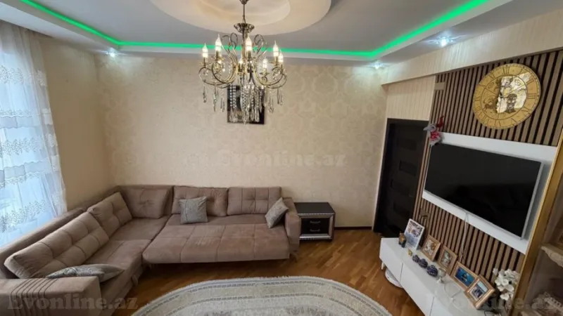 Satılır 3 otaqlı Mənzil Yeni tikili 100 m² Həzi Aslanov m. - şəkil 2