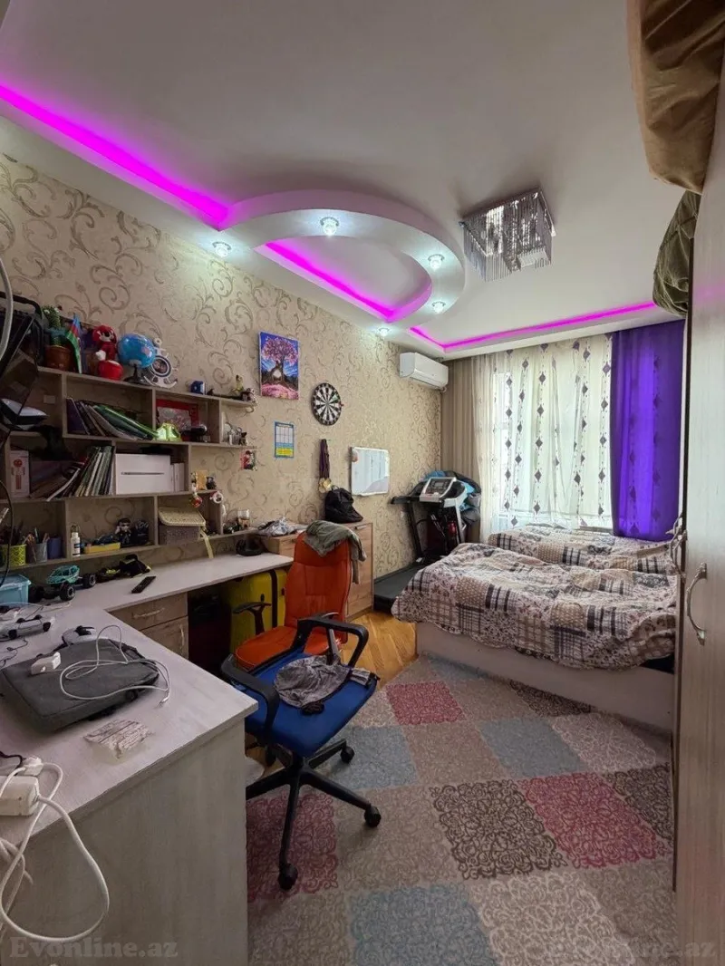 Satılır 3 otaqlı Mənzil Yeni tikili 100 m² Həzi Aslanov m. - şəkil 6