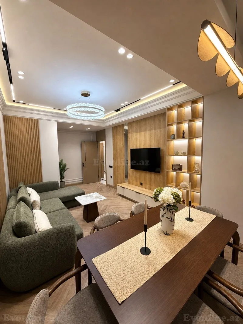 Satılır 2 otaqlı Mənzil Yeni tikili 83 m² Nərimanov r. - şəkil 2