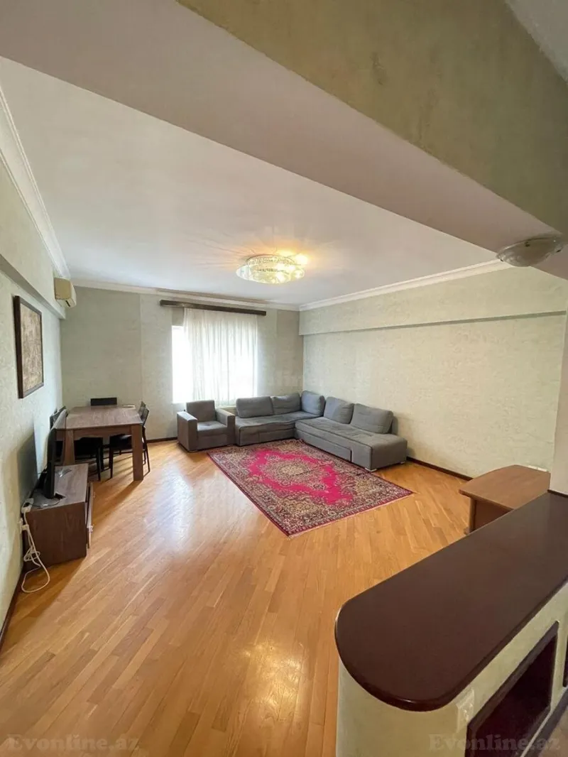 Kirayə verilir 3 otaqlı Mənzil Yeni tikili 130 m² Nəsimi r. - şəkil 2