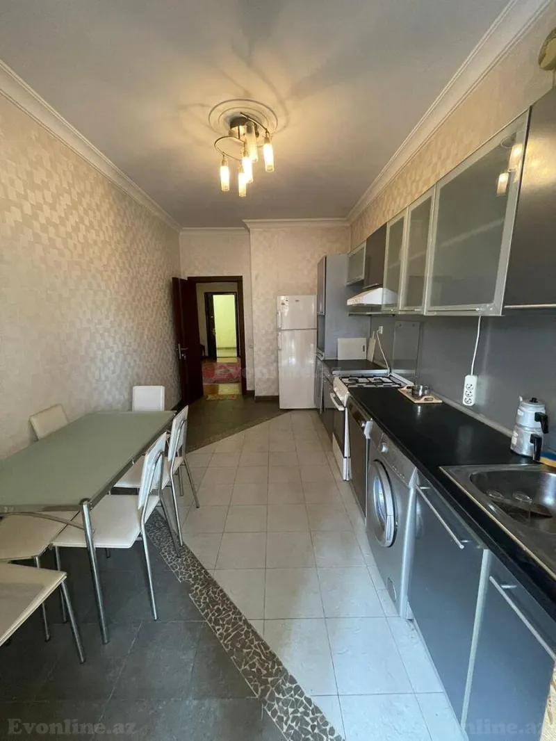 Kirayə verilir 3 otaqlı Mənzil Yeni tikili 130 m² Nəsimi r. - şəkil 12