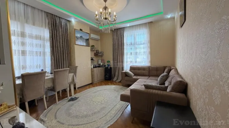 Satılır 3 otaqlı Mənzil Yeni tikili 100 m² Həzi Aslanov m. - şəkil 3