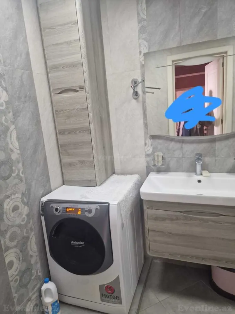Kirayə verilir 3 otaqlı Mənzil Yeni tikili 135 m² İnşaatçılar m. - şəkil 14