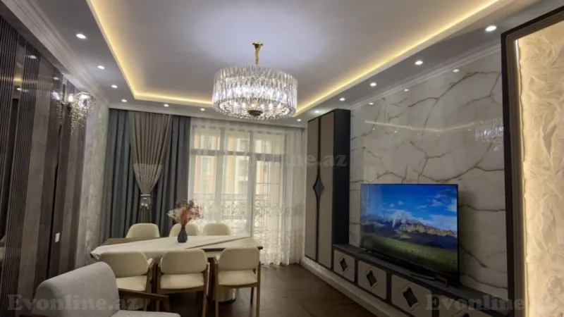 Satılır 3 otaqlı Mənzil Yeni tikili 127 m² Qara Qarayev m. - şəkil 3