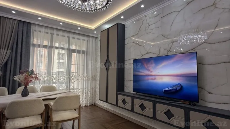 Satılır 3 otaqlı Mənzil Yeni tikili 127 m² Qara Qarayev m. - şəkil 4