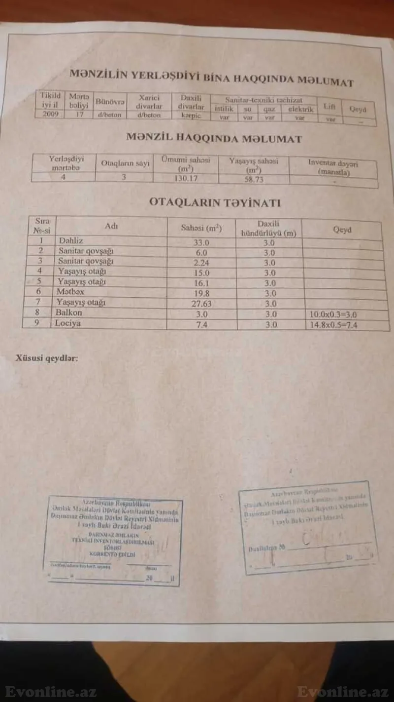 Kirayə verilir 3 otaqlı Mənzil Yeni tikili 130 m² Yasamal - şəkil 6