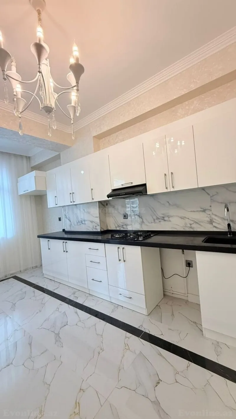 Satılır 3 otaqlı Mənzil Yeni tikili 128 m² Nəsimi r. - şəkil 2