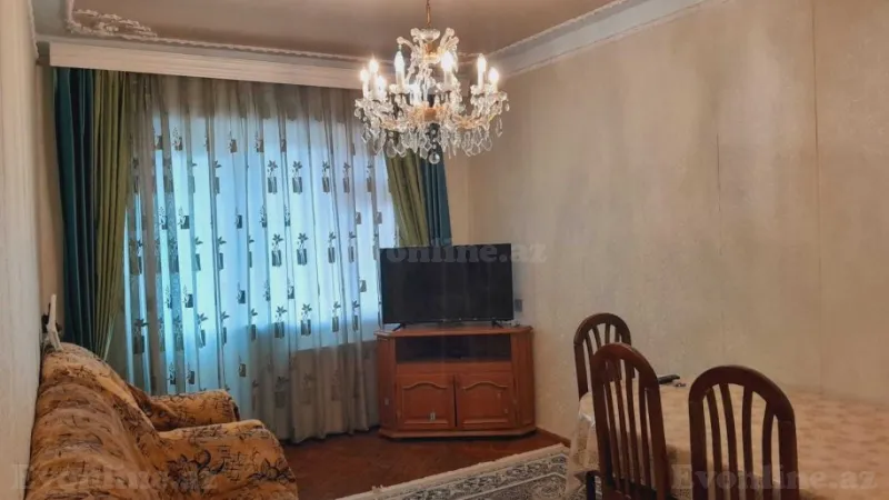 3 otaqlı Mənzil 70 m² 6-cı mikrorayon Kirayə verilir