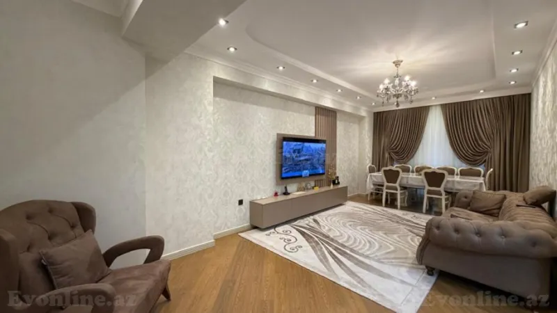 Satılır 4 otaqlı Mənzil Yeni tikili 140 m² Həzi Aslanov m. - şəkil 3
