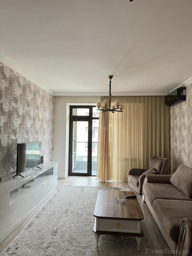 Kirayə verilir 2 otaqlı Mənzil Yeni tikili 100 m² 8 Noyabr m. - şəkil 2