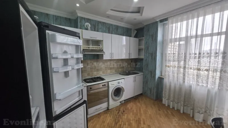 Kirayə verilir 2 otaqlı Mənzil Yeni tikili 110 m² Nəsimi r. - şəkil 5