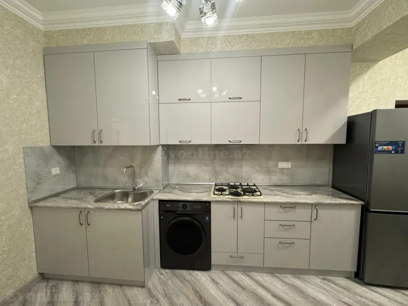 Kirayə verilir 2 otaqlı Mənzil Yeni tikili 100 m² Koroğlu m. - şəkil 7