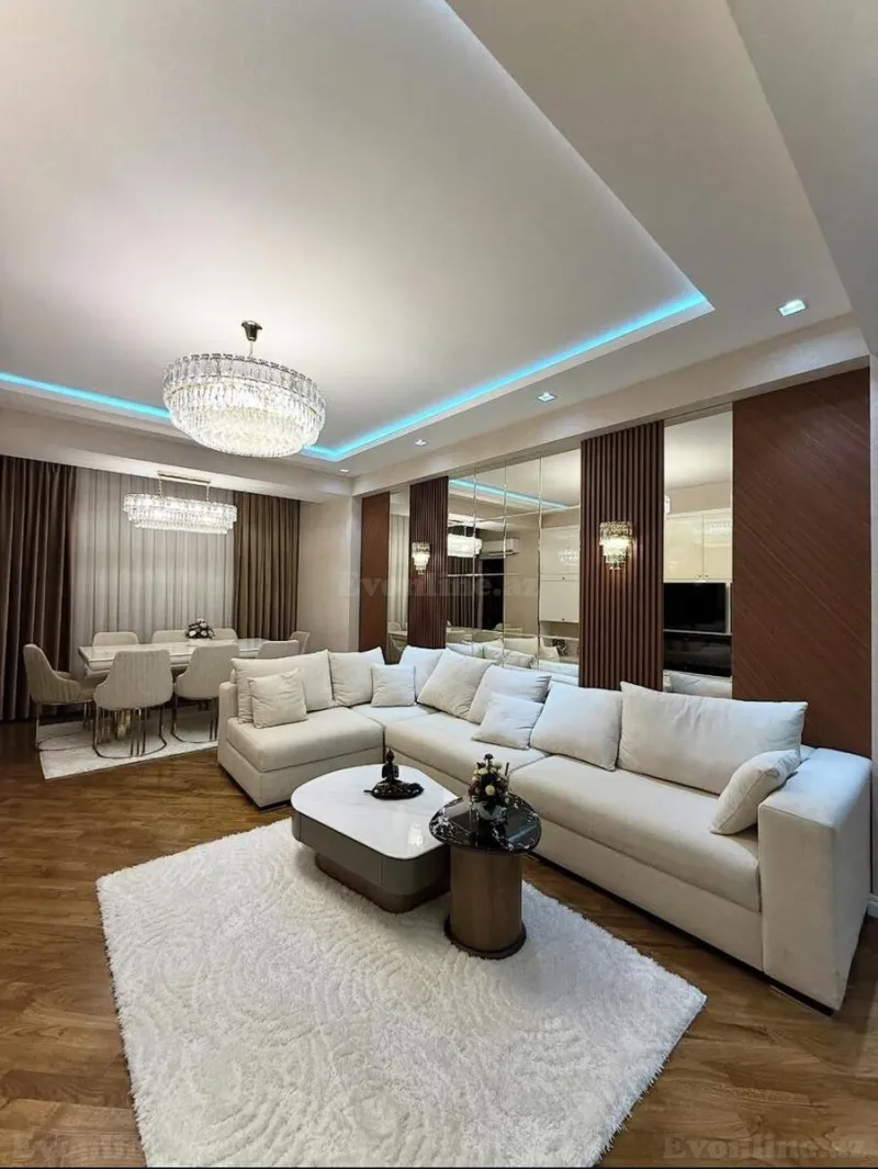 Kirayə verilir 3 otaqlı Mənzil Yeni tikili 145 m² 8 Noyabr m. - şəkil 2