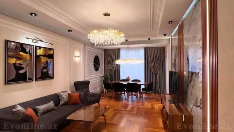 Kirayə verilir 3 otaqlı Mənzil Yeni tikili 120 m² Nəriman Nərimanov m.