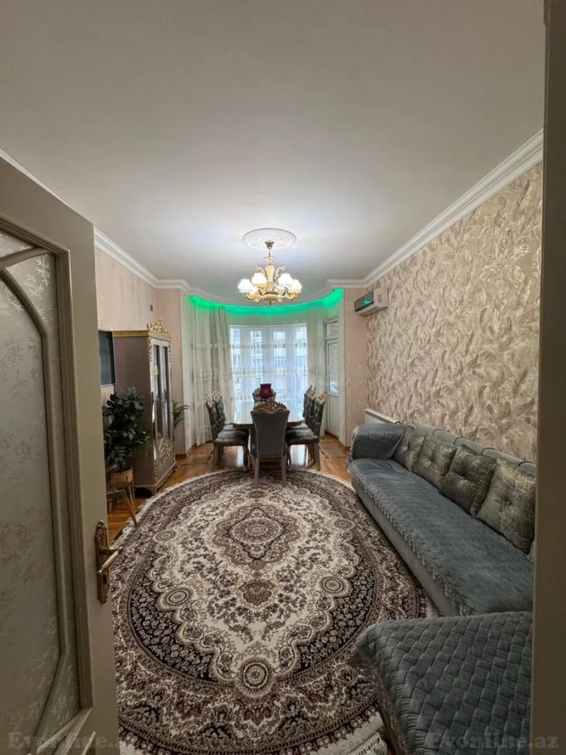 Satılır 3 otaqlı Mənzil Yeni tikili 100 m² 8 Noyabr m. - şəkil 2