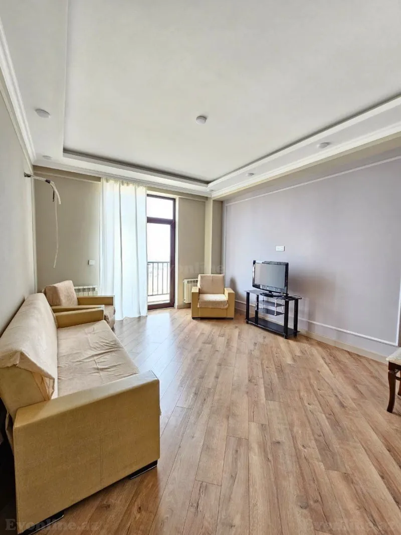 Kirayə verilir 2 otaqlı Mənzil Yeni tikili 80 m² Dərnəgül m. - şəkil 2