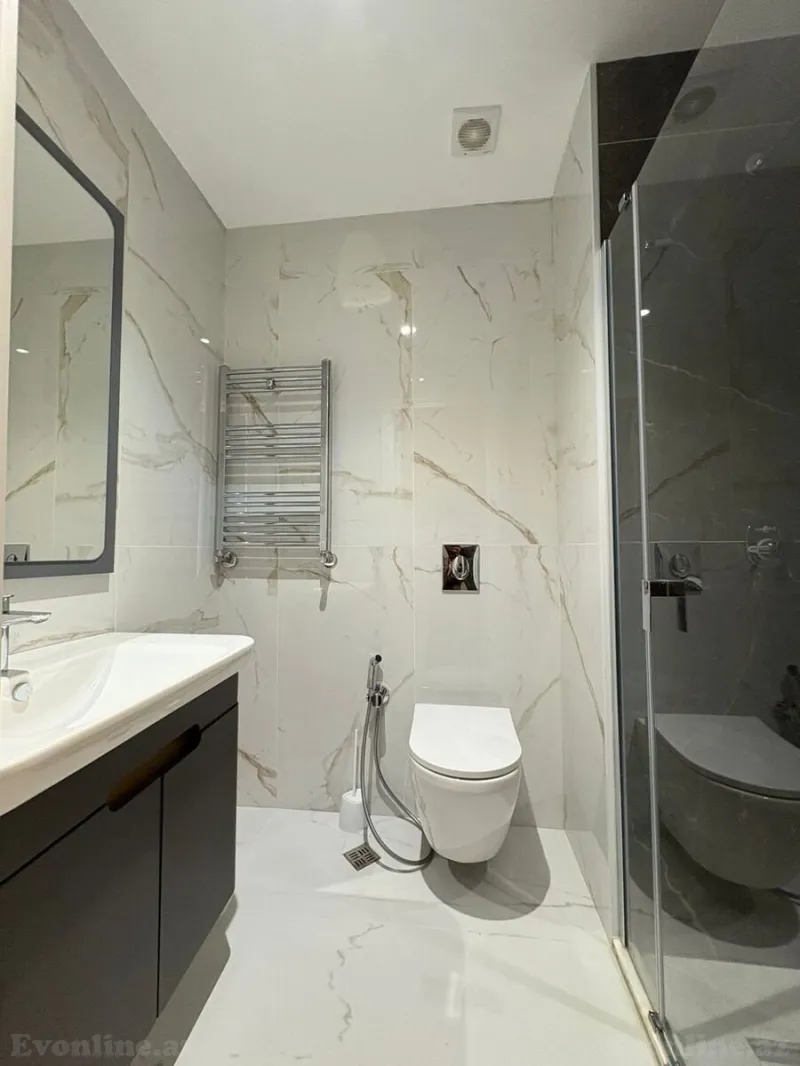 Kirayə verilir 3 otaqlı Mənzil Yeni tikili 90 m² Yasamal - şəkil 10