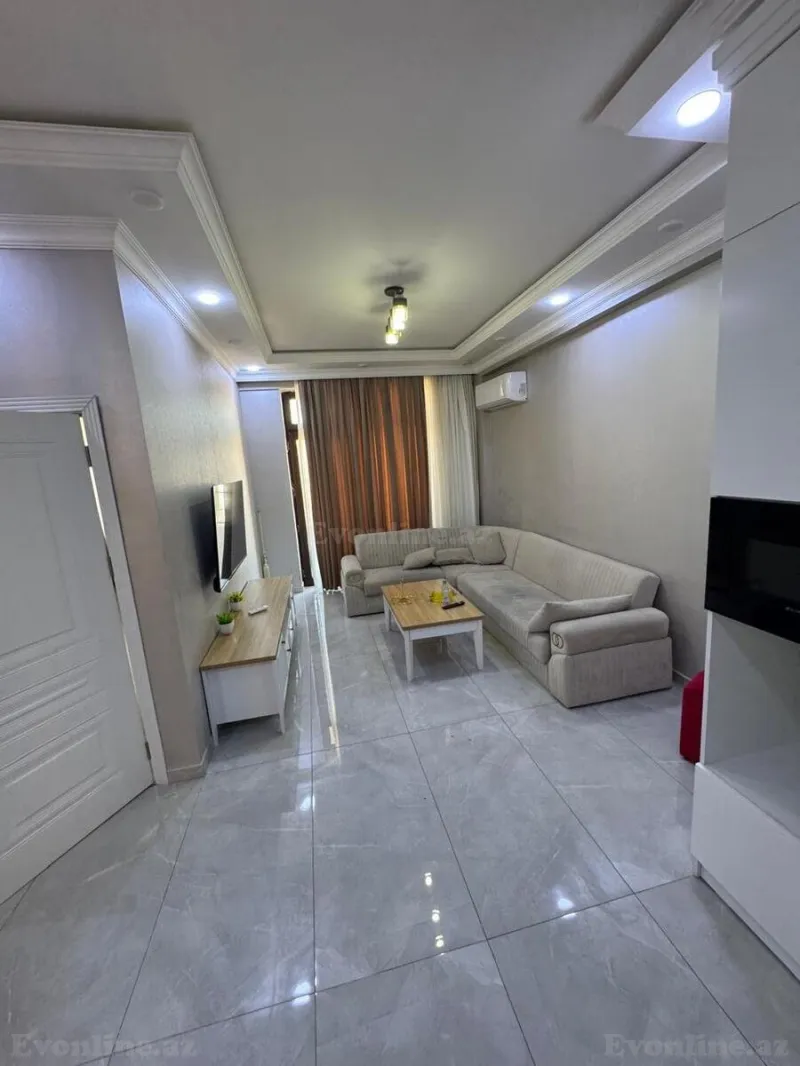 Kirayə verilir 2 otaqlı Mənzil Yeni tikili 90 m² Nəsimi r. - şəkil 2