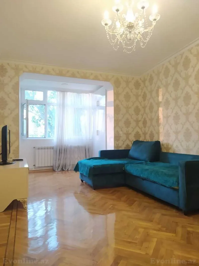 Kirayə verilir 2 otaqlı Mənzil Köhnə tikili 45 m² Qara Qarayev m. - şəkil 2