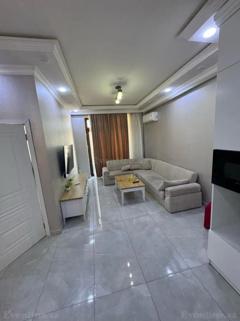 Kirayə verilir 2 otaqlı Mənzil Yeni tikili 90 m² Nəsimi r. - şəkil 2