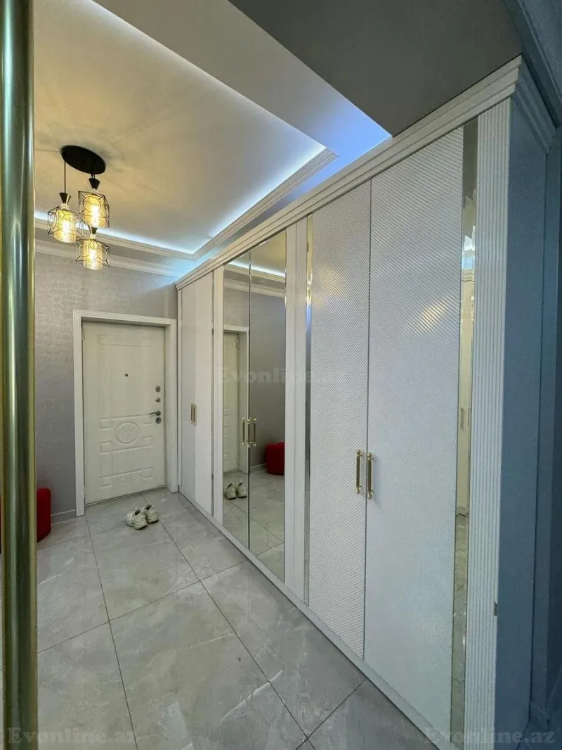 Kirayə verilir 2 otaqlı Mənzil Yeni tikili 90 m² Nəsimi r. - şəkil 3