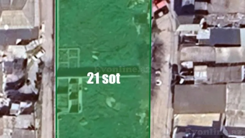 Satılır Torpaq 21 sot İnşaatçılar m. - şəkil 3