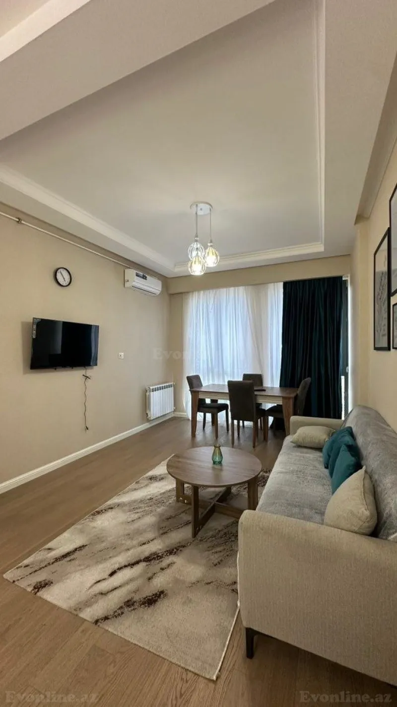 Kirayə verilir 2 otaqlı Mənzil Yeni tikili 55 m² Yasamal - şəkil 2