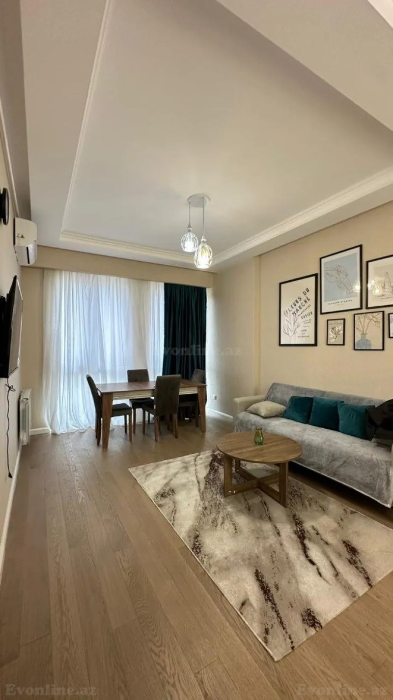 Kirayə verilir 2 otaqlı Mənzil Yeni tikili 55 m² Yasamal - şəkil 3