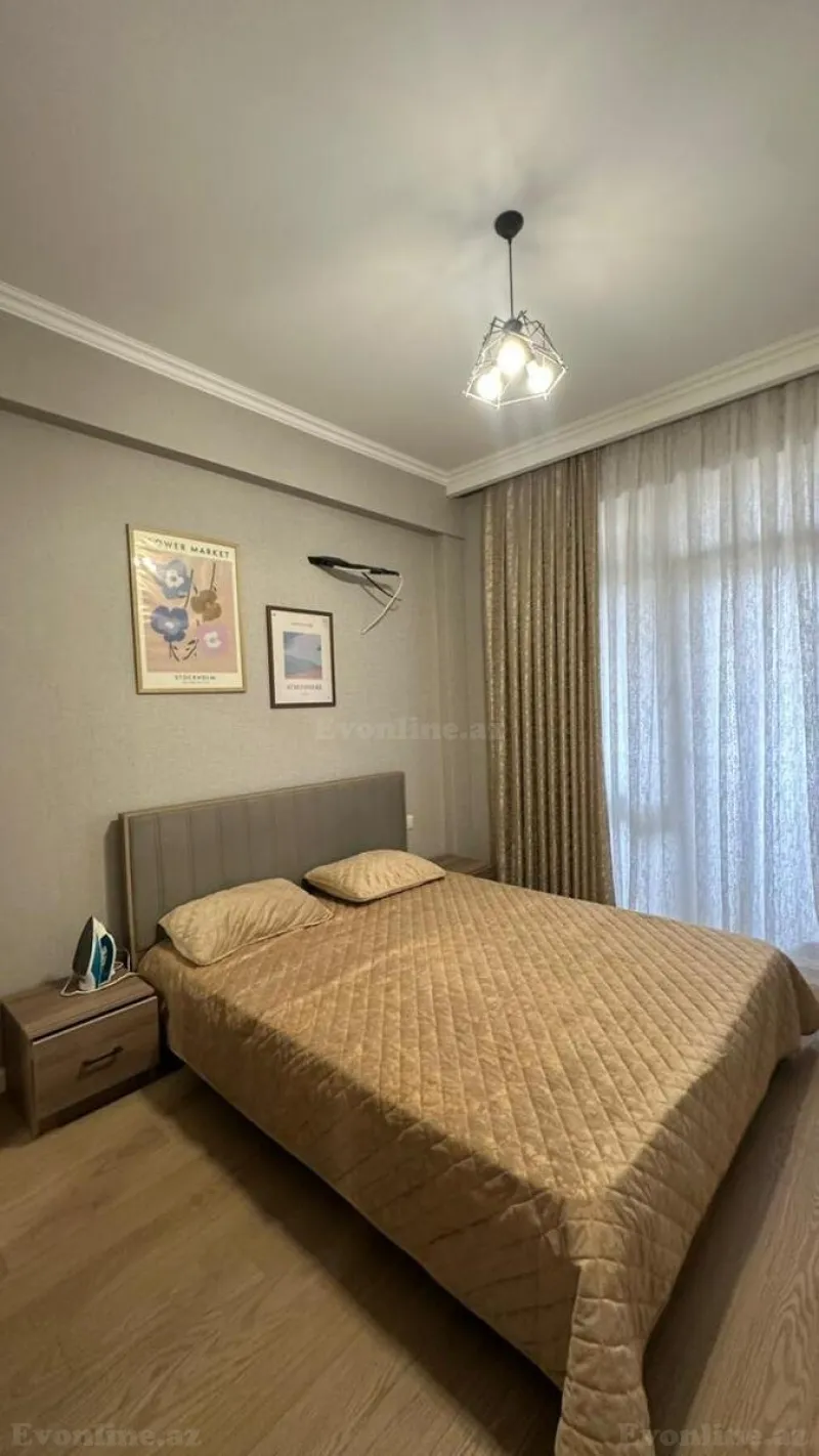Kirayə verilir 2 otaqlı Mənzil Yeni tikili 55 m² Yasamal - şəkil 4