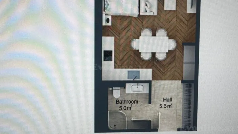 Satılır 1 otaqlı Mənzil Yeni tikili 58 m² Sabunçu r. - şəkil 4