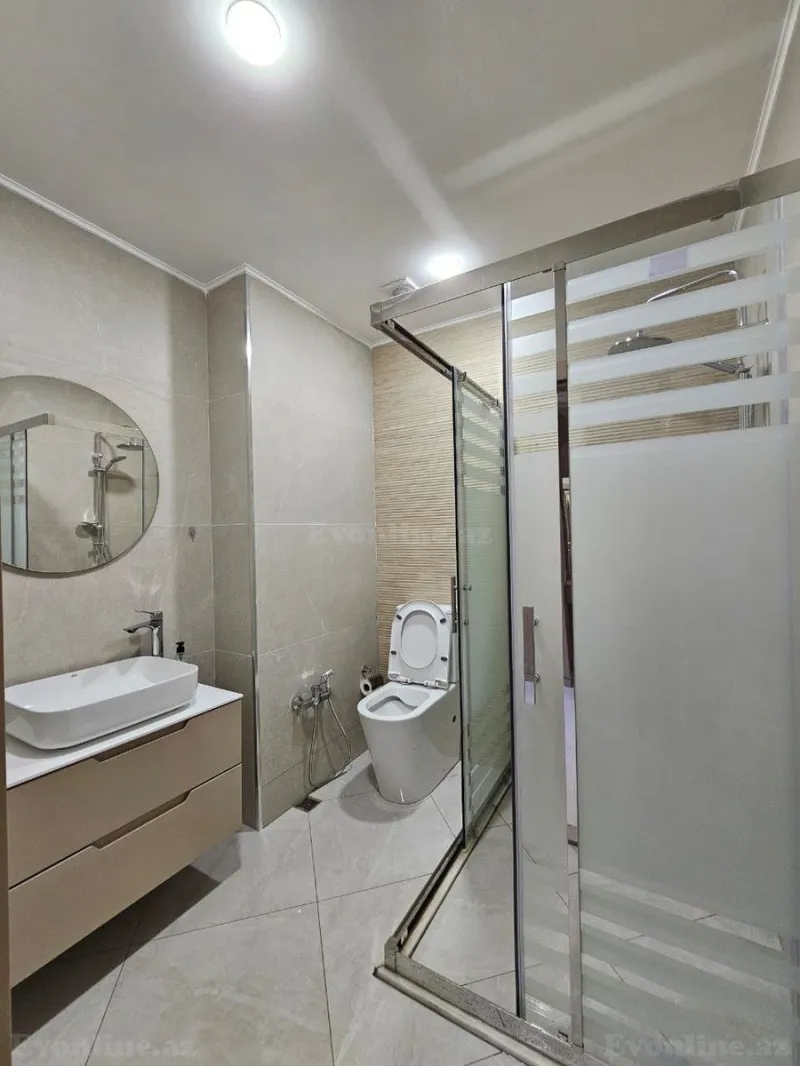 Kirayə verilir 2 otaqlı Mənzil Yeni tikili 80 m² Dərnəgül m. - şəkil 9