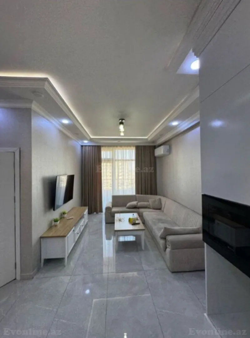 Kirayə verilir 2 otaqlı Mənzil Yeni tikili 90 m² Nəsimi r. - şəkil 2