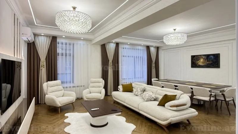 Satılır 4 otaqlı Mənzil Yeni tikili 206 m² Nəsimi r. - şəkil 2
