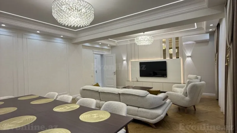 Satılır 4 otaqlı Mənzil Yeni tikili 206 m² Nəsimi r. - şəkil 4