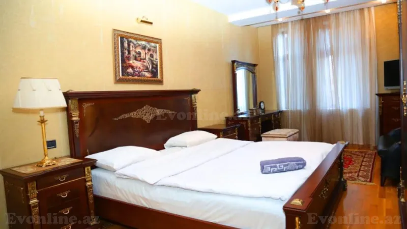 Kirayə verilir 4 otaqlı Mənzil Yeni tikili 210 m² Nəsimi r. - şəkil 14