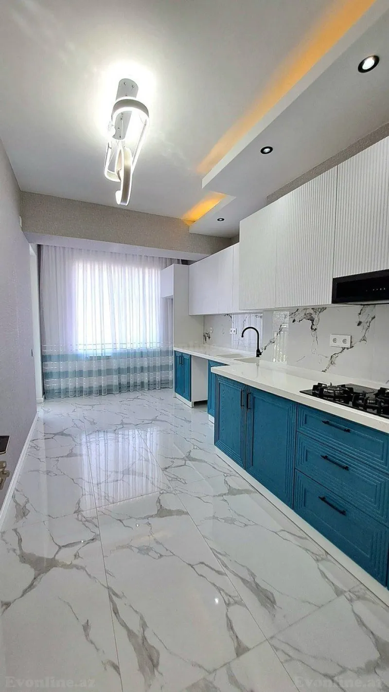 Satılır 2 otaqlı Mənzil Yeni tikili 85 m² Həzi Aslanov m. - şəkil 3