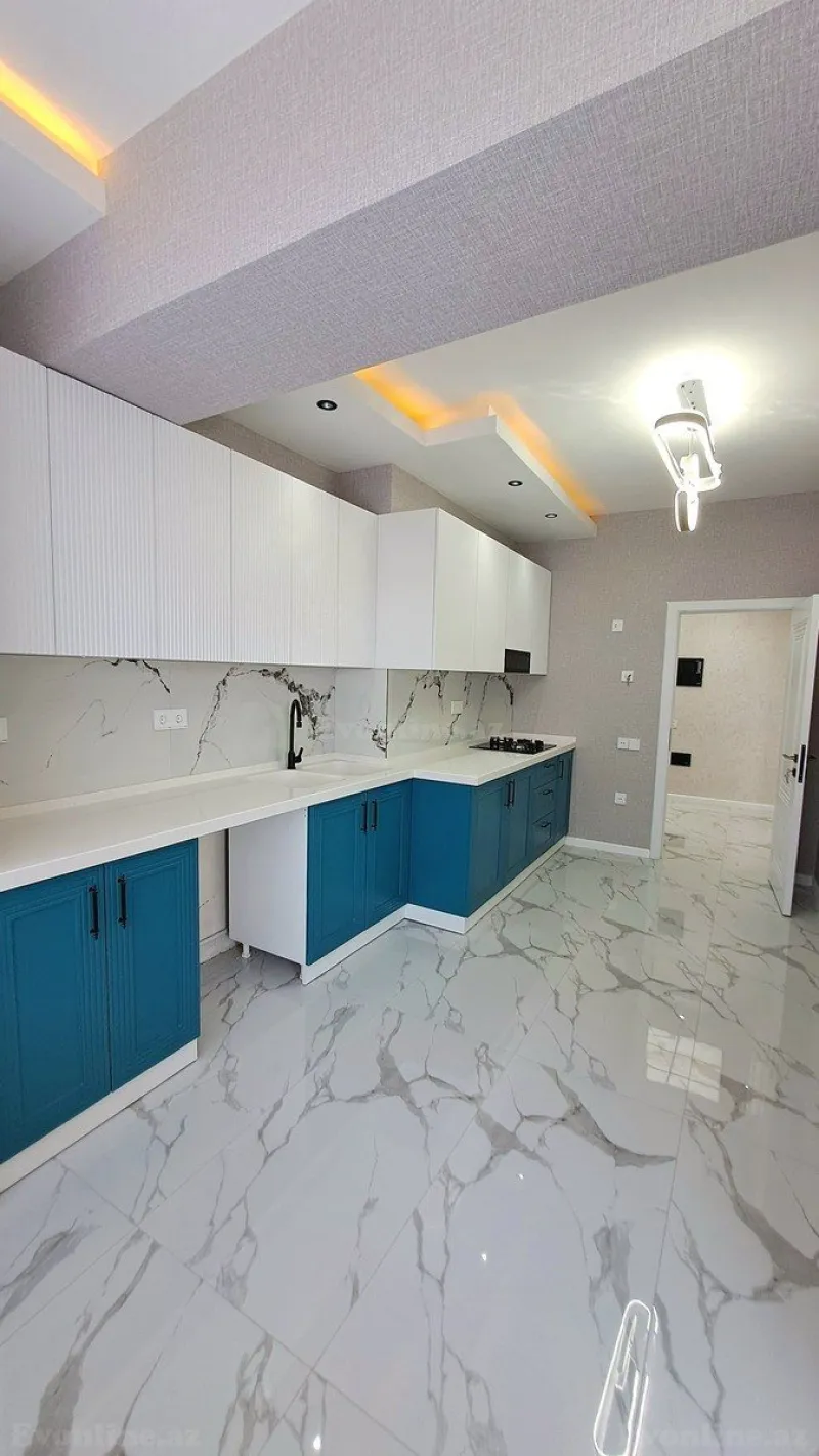Satılır 2 otaqlı Mənzil Yeni tikili 85 m² Həzi Aslanov m. - şəkil 5