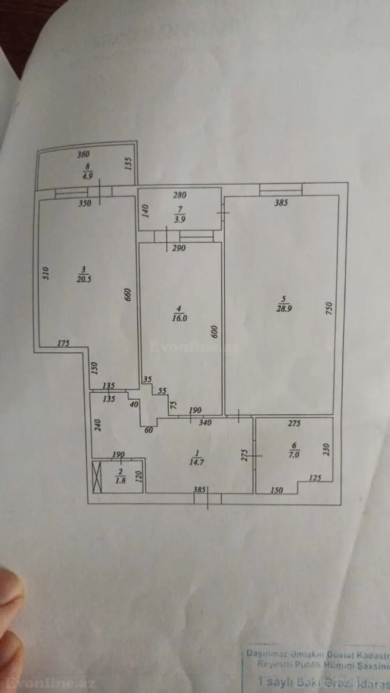 Satılır 2 otaqlı Mənzil Yeni tikili 105 m² Neftçilər m. - şəkil 7