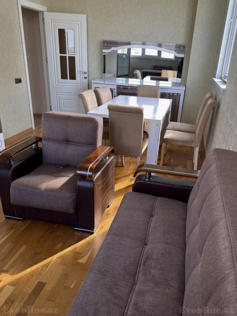 Kirayə verilir 2 otaqlı Mənzil Yeni tikili 65 m² Abşeron r.