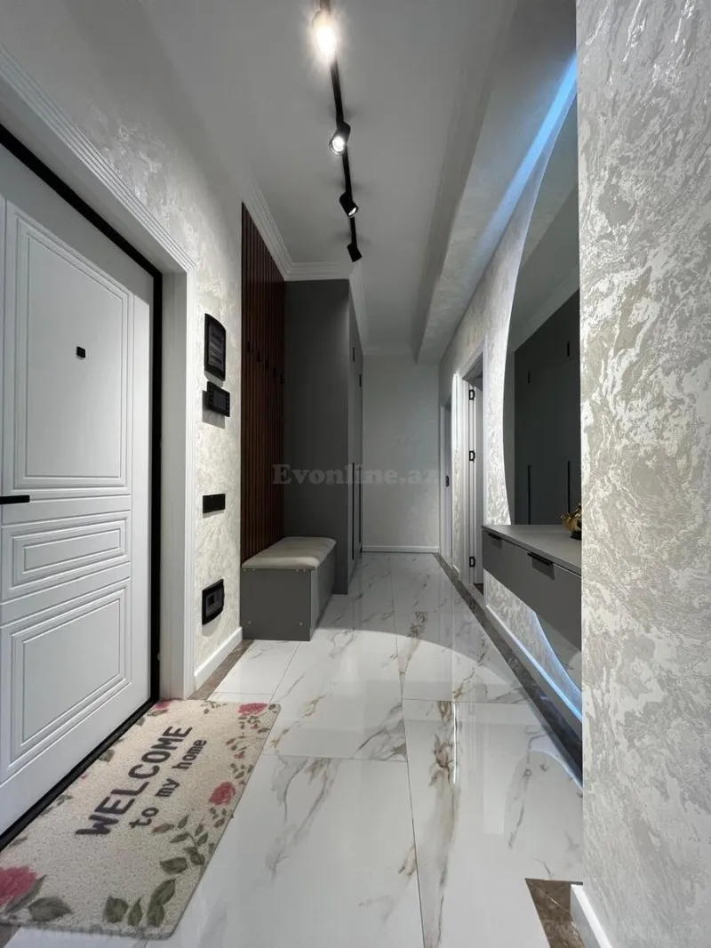 Kirayə verilir 2 otaqlı Mənzil Yeni tikili 95 m² Nərimanov r. - şəkil 2