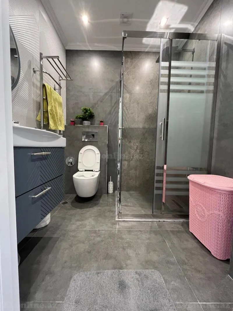 Kirayə verilir 2 otaqlı Mənzil Yeni tikili 95 m² Nərimanov r. - şəkil 6
