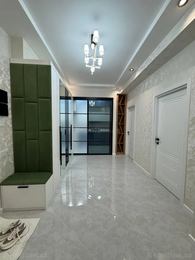 Satılır 3 otaqlı Mənzil Yeni tikili 88 m² Həzi Aslanov m. - şəkil 2