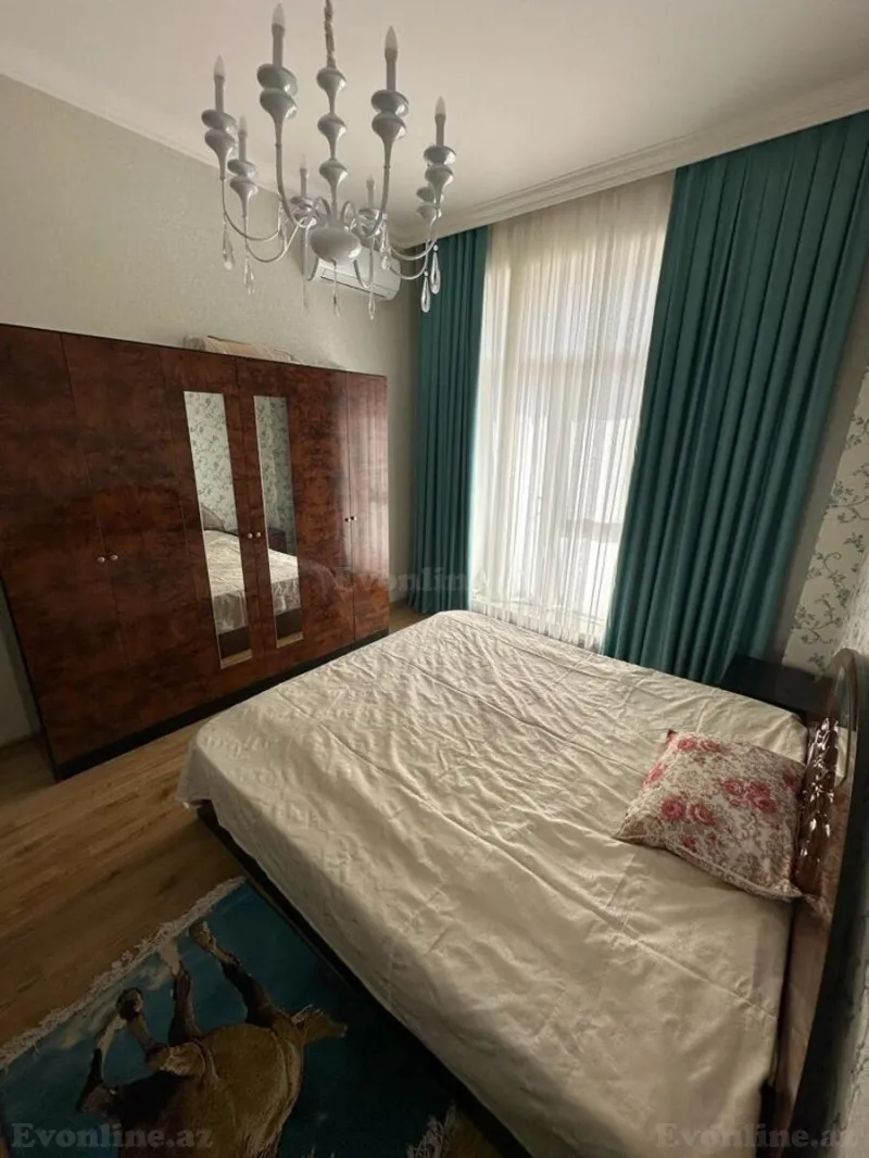 Kirayə verilir 2 otaqlı Mənzil Yeni tikili 80 m² 8 Noyabr m. - şəkil 7
