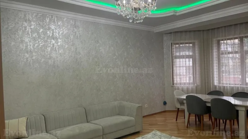 Kirayə verilir 3 otaqlı Mənzil Yeni tikili 130 m² Nərimanov r. - şəkil 4