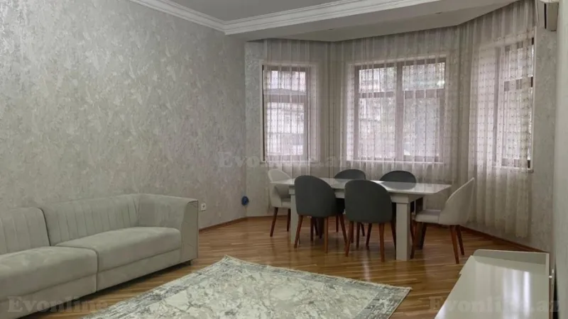 Kirayə verilir 3 otaqlı Mənzil Yeni tikili 130 m² Nərimanov r. - şəkil 5