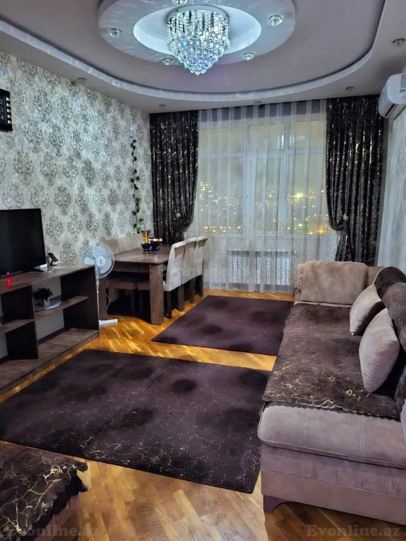Kirayə verilir 2 otaqlı Mənzil Yeni tikili 65 m² Neftçilər m. - şəkil 2