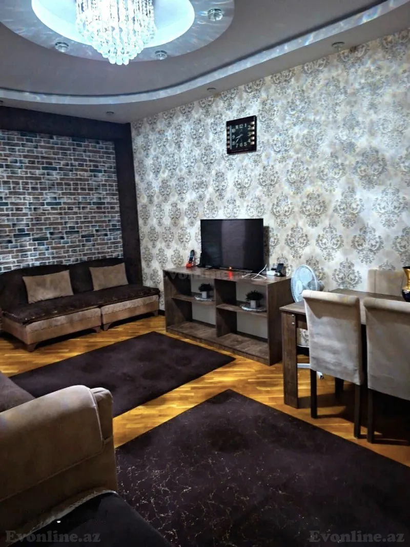 Kirayə verilir 2 otaqlı Mənzil Yeni tikili 65 m² Neftçilər m. - şəkil 3