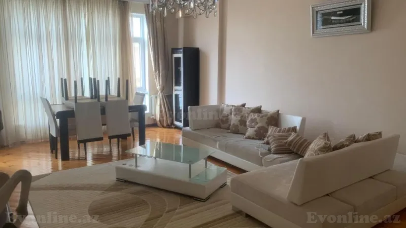 Kirayə verilir 3 otaqlı Mənzil Yeni tikili 120 m² 8 Noyabr m. - şəkil 2
